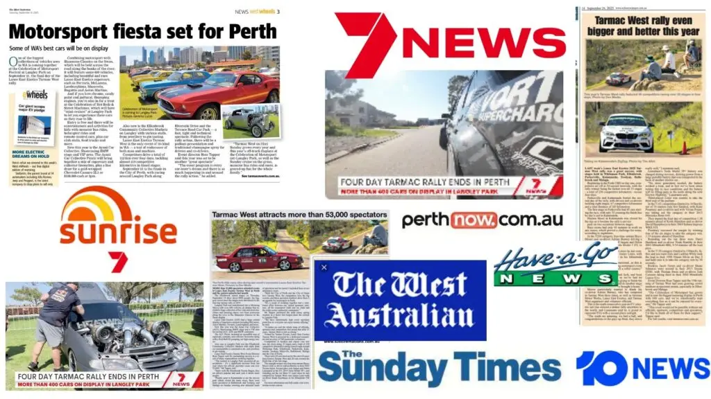 Media coverage and media logos for Tarmac West